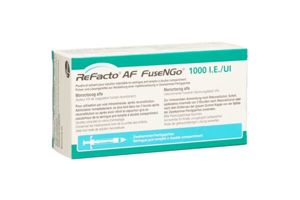 ReFacto AF FuseNGo subst sèche 1000 UI avec solvant ser pré