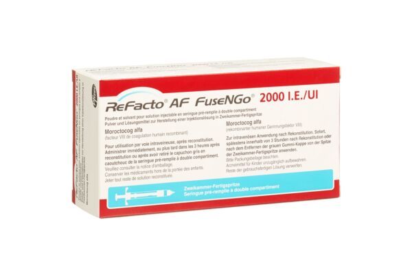ReFacto AF FuseNGo subst sèche 2000 UI avec solvant ser pré
