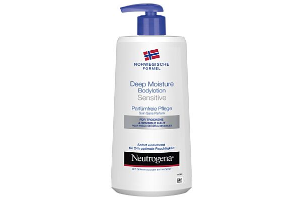 Neutrogena Deep Moisture Lot Sensitive ohne Parfum 400 ml