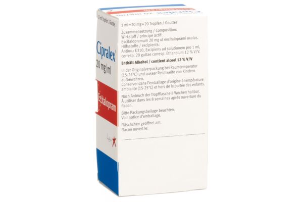 Cipralex Tropfen 20 mg/ml Fl 15 ml