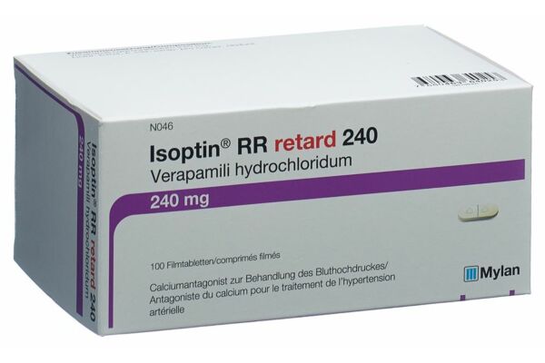 Isoptin RR retard cpr pell ret 240 mg 100 pce