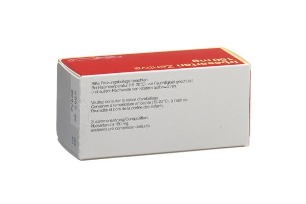 Irbesartan Zentiva Filmtabl 150 mg 98 Stk