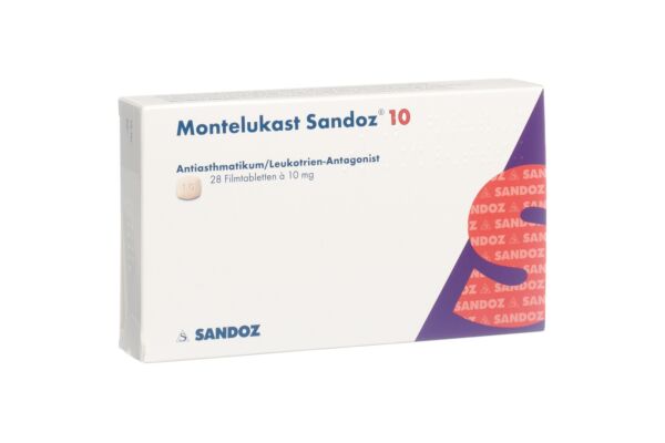 Montélukast Sandoz cpr pell 10 mg 28 pce