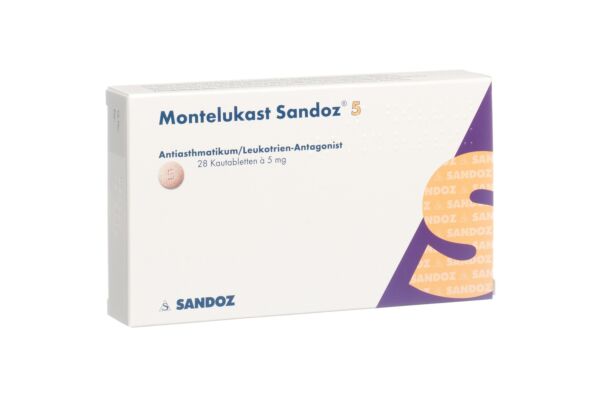 Montelukast Sandoz Kautabl 5 mg 28 Stk