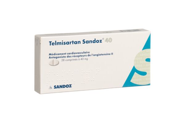 Telmisartan Sandoz Tabl 40 mg 28 Stk