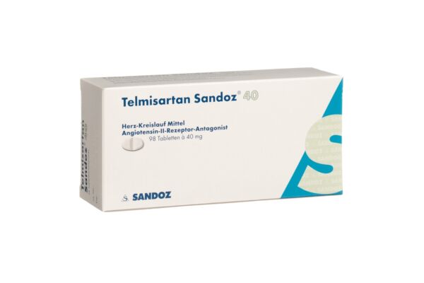 Telmisartan Sandoz Tabl 40 mg 98 Stk