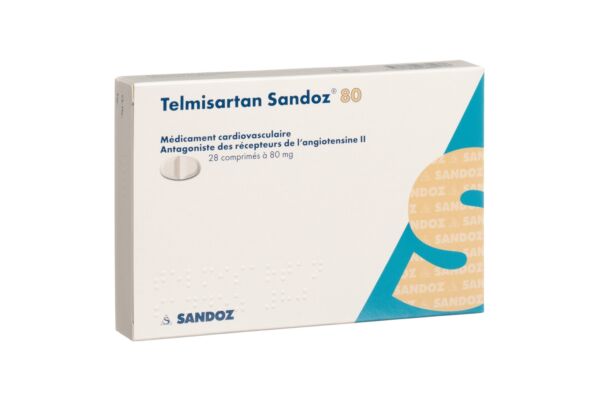 Telmisartan Sandoz Tabl 80 mg 28 Stk