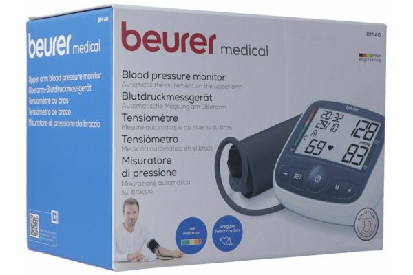 Beurer Blutdruckmessgerät Oberarm BM 40