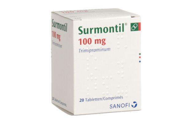 Surmontil cpr 100 mg bte 20 pce