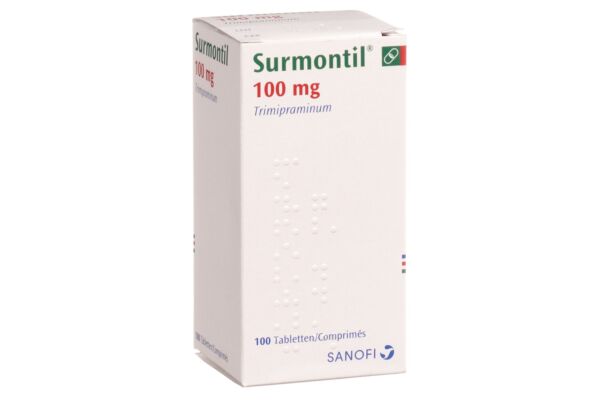 Surmontil cpr 100 mg bte 100 pce