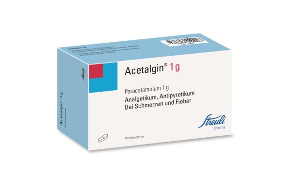 Acetalgin Filmtabl 1 g 40 Stk