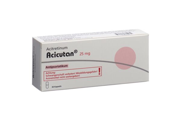 Acicutan Kaps 25 mg 30 Stk