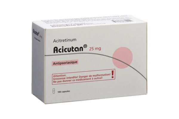 Acicutan caps 25 mg 100 pce