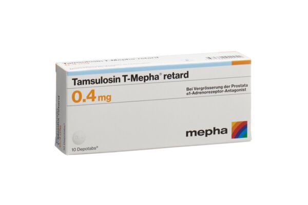 Tamsulosin T-Mepha retard Ret Tabl 0.4 mg 10 Stk