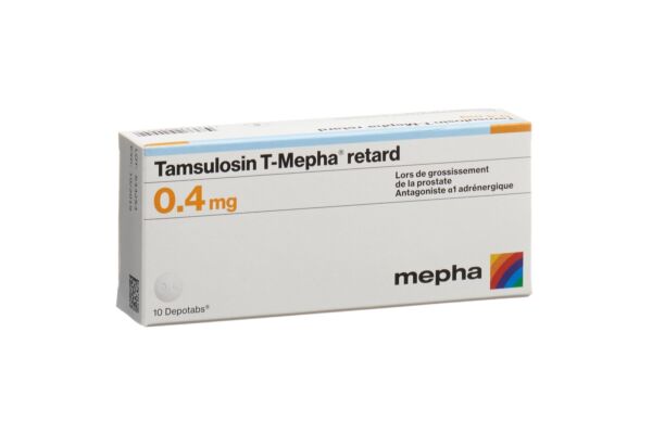 Tamsulosin T-Mepha retard Ret Tabl 0.4 mg 10 Stk
