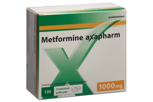 Metformin Axapharm Filmtabl 1000 mg 120 Stk