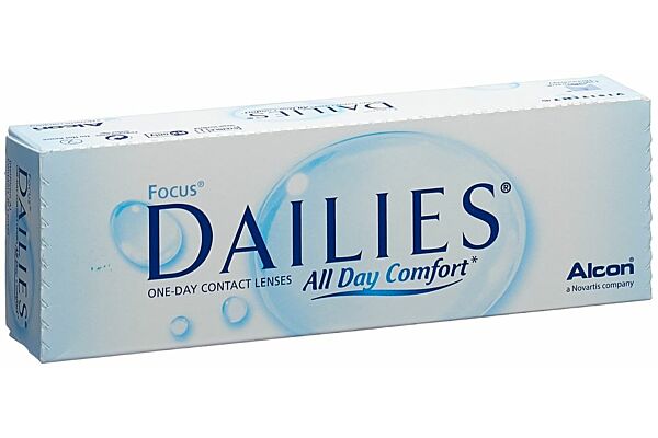 Focus Dailies all day comfort jour -2.50dpt 30 pce