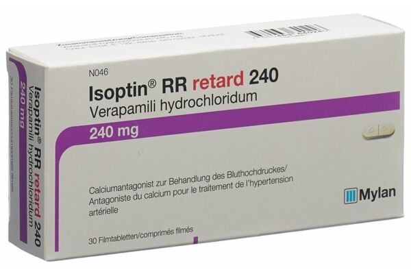 Isoptin RR retard cpr pell ret 240 mg 30 pce