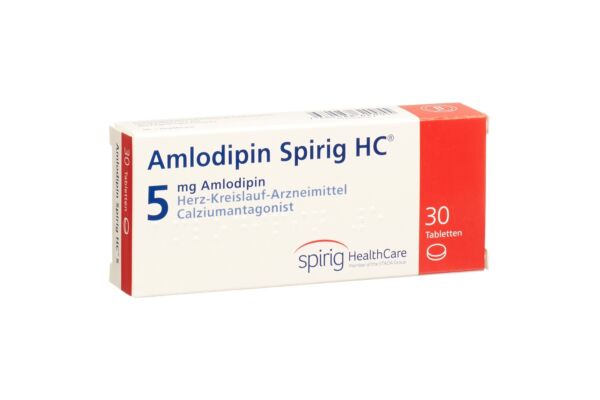 Amlodipin Spirig HC Tabl 5 mg 30 Stk