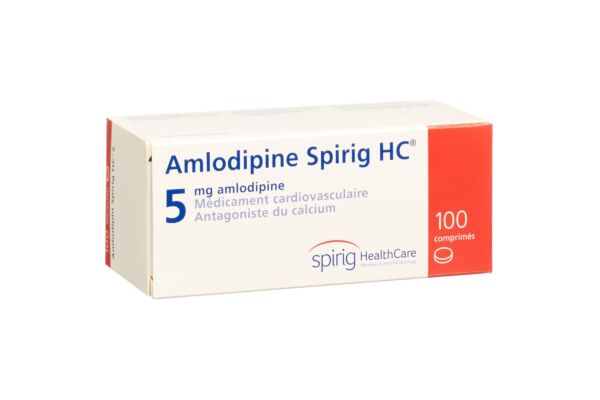 Amlodipin Spirig HC Tabl 5 mg 100 Stk