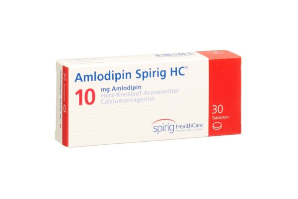 Amlodipine Spirig HC cpr 10 mg 30 pce