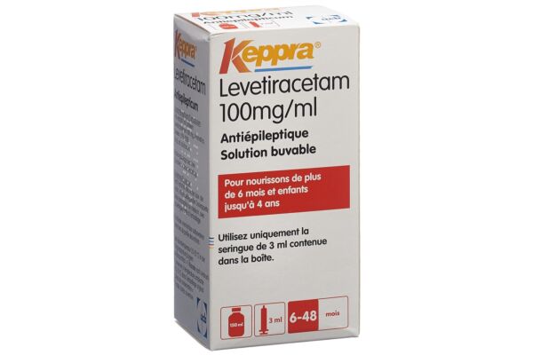 Keppra Lös 100 mg/ml Dosierpipette 3 ml Fl 150 ml