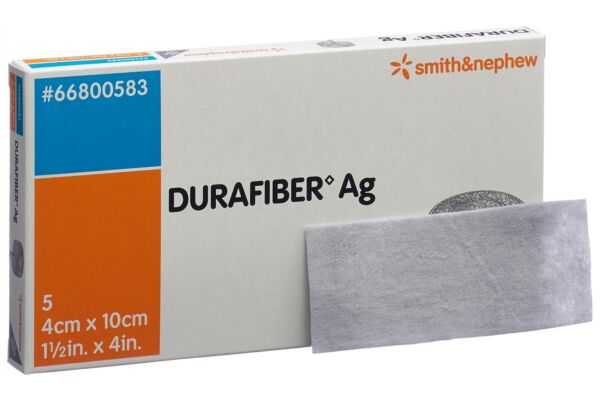 Durafiber AG Wundauflage 4x10cm steril 5 Stk