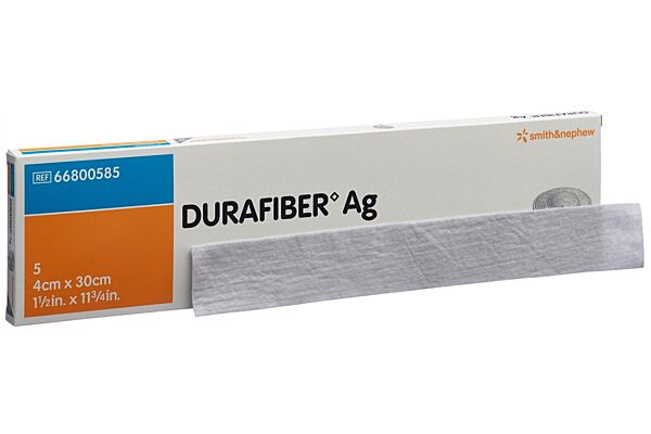 Durafiber AG Wundauflage 4x30cm steril 5 Stk