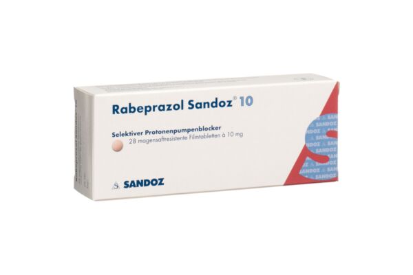 Rabeprazol Sandoz Tabl 10 mg 28 Stk
