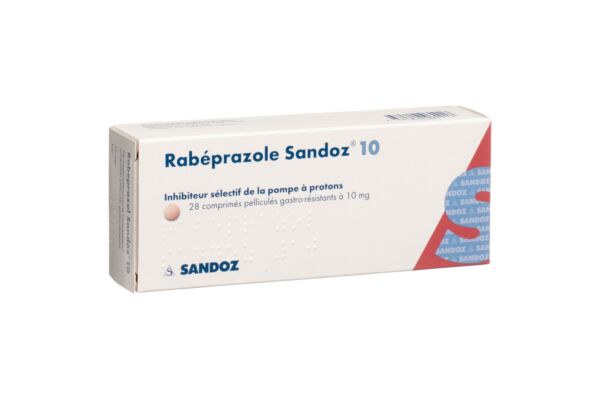 Rabéprazole Sandoz cpr 10 mg 28 pce