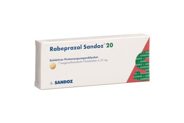 Rabéprazole Sandoz cpr 20 mg 7 pce