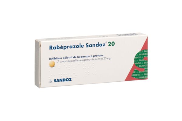 Rabéprazole Sandoz cpr 20 mg 7 pce
