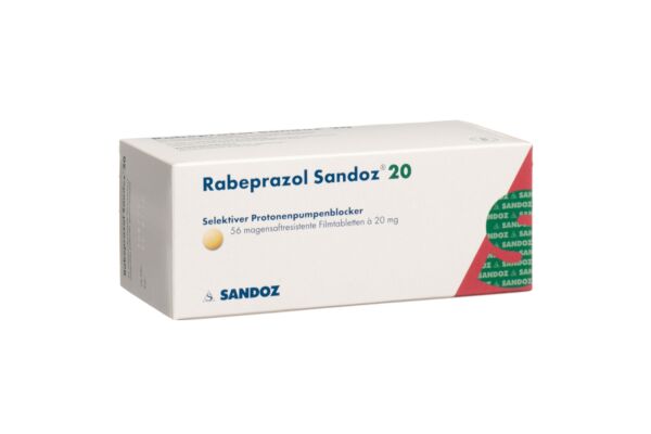Rabéprazole Sandoz cpr 20 mg 56 pce