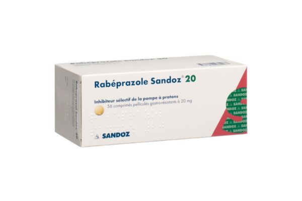 Rabéprazole Sandoz cpr 20 mg 56 pce