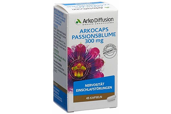 Arkocaps Passiflore caps 300 mg végétales bte 45 pce