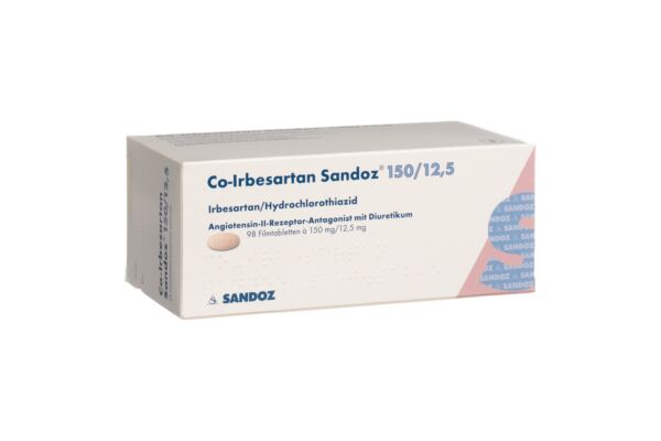 Co-Irbesartan Sandoz Filmtabl 150/12.5 mg 98 Stk