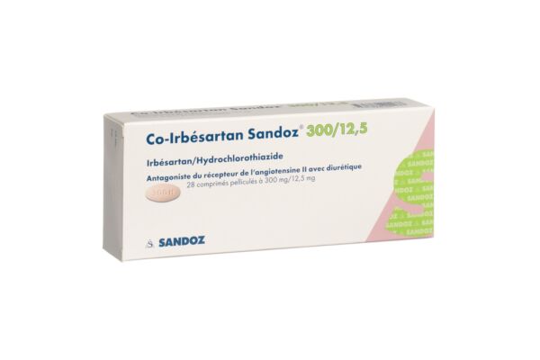 Co-Irbesartan Sandoz Filmtabl 300/12.5 mg 28 Stk