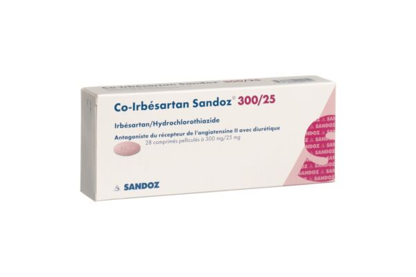 Co-Irbesartan Sandoz Filmtabl 300/25 mg 28 Stk