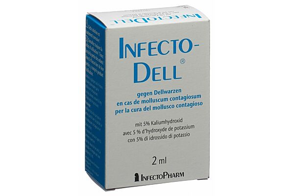 InfectoDell en cas de molluscum contagiosum sol 2 ml