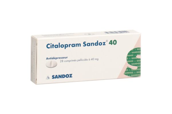 Citalopram Sandoz cpr pell 40 mg 28 pce