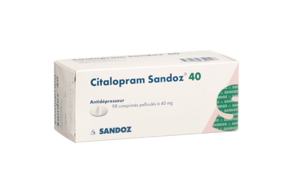 Citalopram Sandoz cpr pell 40 mg 98 pce