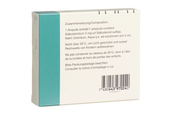 Ventolin conc perf 5 mg/5ml 5 amp 5 ml