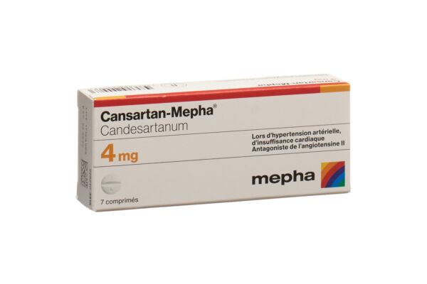 Cansartan-Mepha Tabl 4 mg 7 Stk