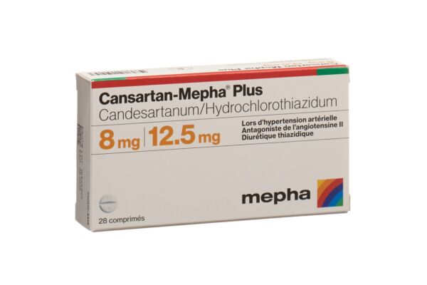 Cansartan-Mepha plus Tabl 8/12.5 28 Stk