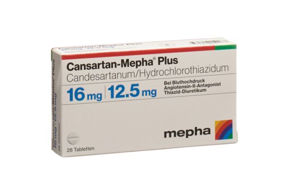 Cansartan-Mepha plus Tabl 16/12.5 28 Stk