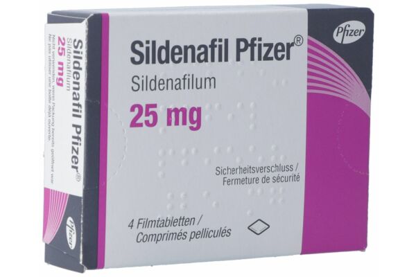 Sildenafil Pfizer Filmtabl 25 mg 4 Stk