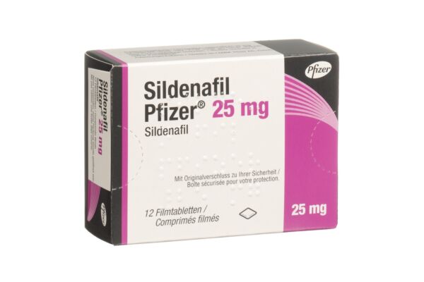 Sildenafil Pfizer Filmtabl 25 mg 12 Stk