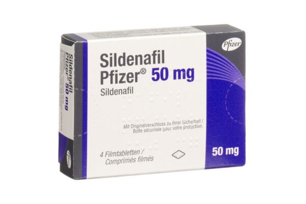 Sildenafil Pfizer cpr pell 50 mg 4 pce