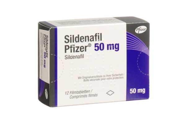 Sildenafil Pfizer Filmtabl 50 mg 12 Stk