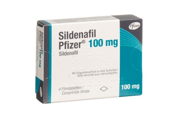Sildenafil Pfizer Filmtabl 100 mg 4 Stk